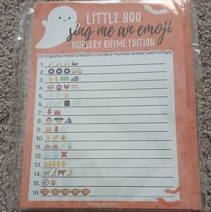 Little Boo Nursery Rhyme Game - Orange